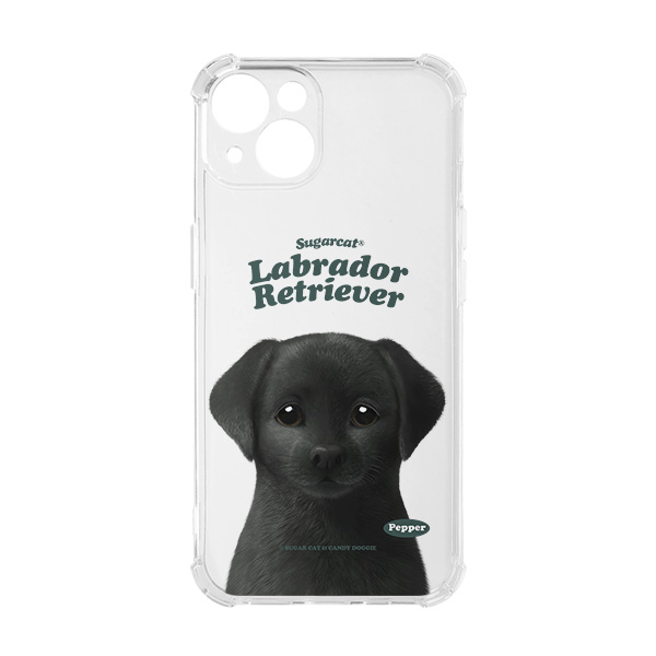 Pepper the Labrador Retriever Type Shockproof Jelly/Gelhard Case
