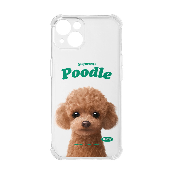 Ruffy the Poodle Type Shockproof Jelly/Gelhard Case