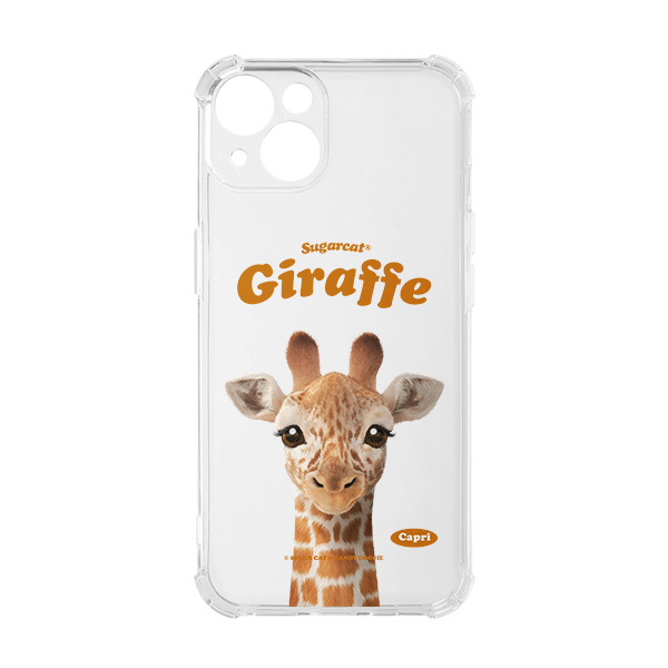 Capri the Giraffe Type Shockproof Jelly/Gelhard Case
