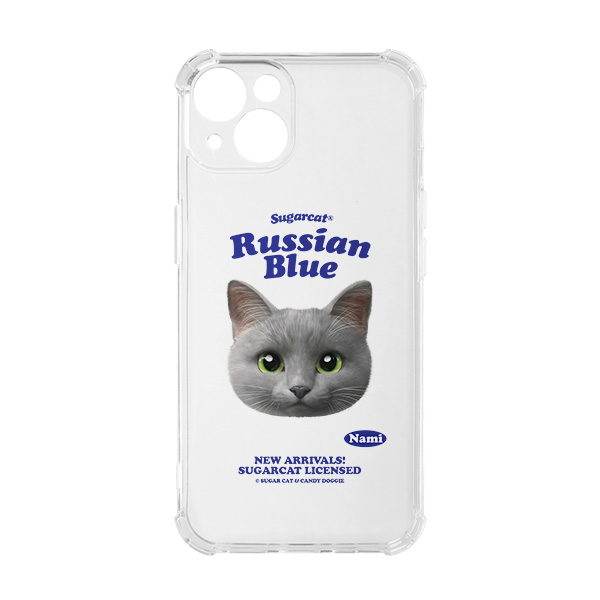 Nami the Russian Blue TypeFace Shockproof Jelly/Gelhard Case
