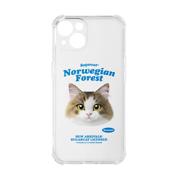 Summer the Norwegian Froest TypeFace Shockproof Jelly/Gelhard Case