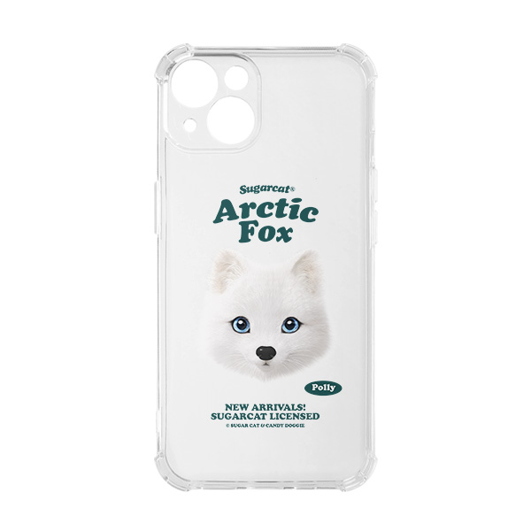 Polly the Arctic Fox TypeFace Shockproof Jelly/Gelhard Case
