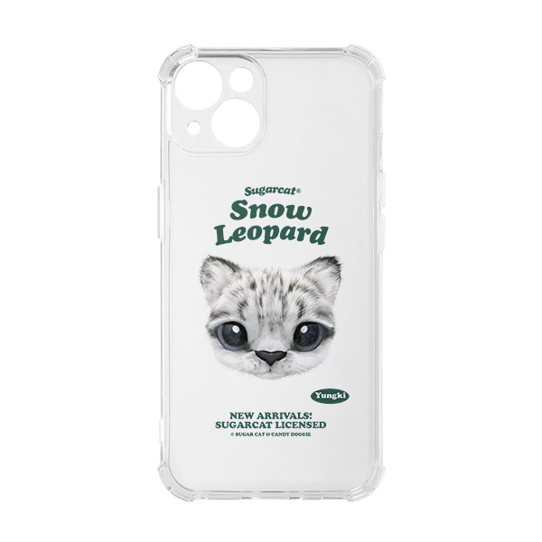 Yungki the Snow Leopard TypeFace Shockproof Jelly/Gelhard Case
