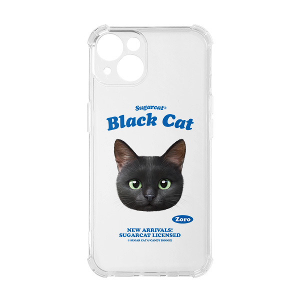 Zoro the Black Cat TypeFace Shockproof Jelly/Gelhard Case