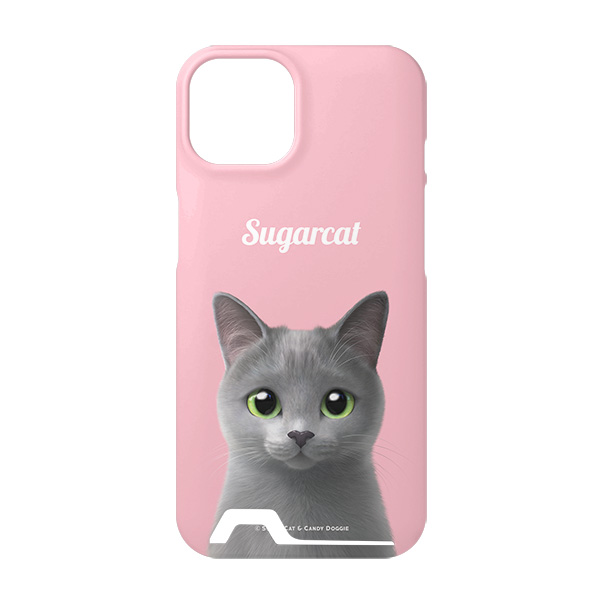 Sarang the Russian Blue Simple Under Card Hard Case