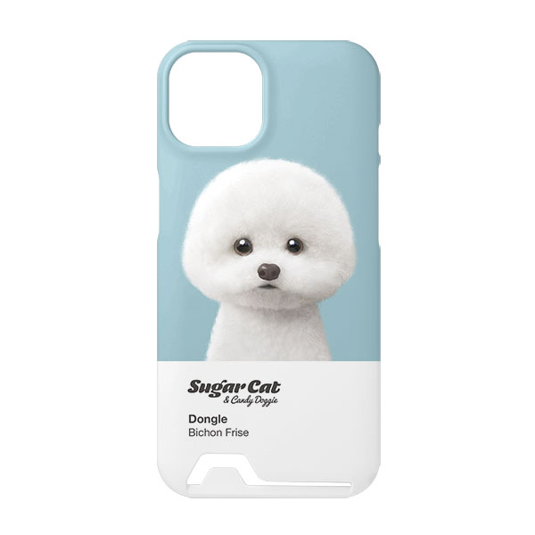 Dongle the Bichon Colorchip Under Card Hard Case
