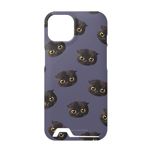 Gimo Face Patterns Under Card Hard Case