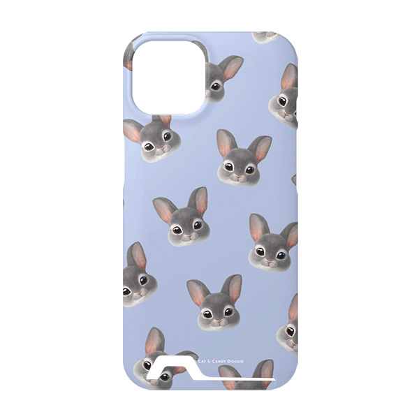 Chelsey the Rabbit Face Patterns Under Card Hard Case