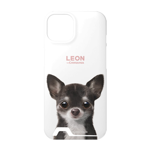 Leon the Chihuahua Under Card Hard Case