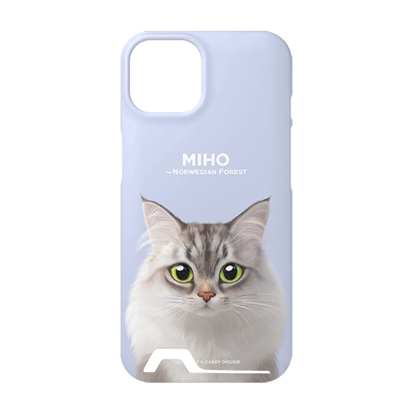 Miho the Norwegian Forest Under Card Hard Case