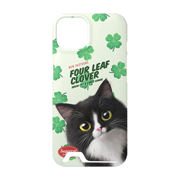 Lucky&#039;s Four Leaf Clover New Patterns Under Card Hard Case