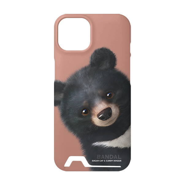 Bandal the Aisan Black Bear Peekaboo Under Card Hard Case