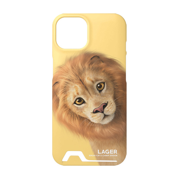 Lager the Lion Peekaboo Under Card Hard Case