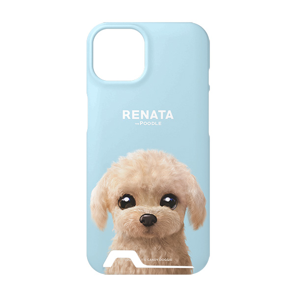 Renata the Poodle Under Card Hard Case