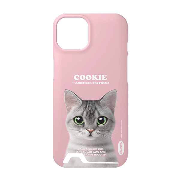 Cookie the American Shorthair Retro Under Card Hard Case