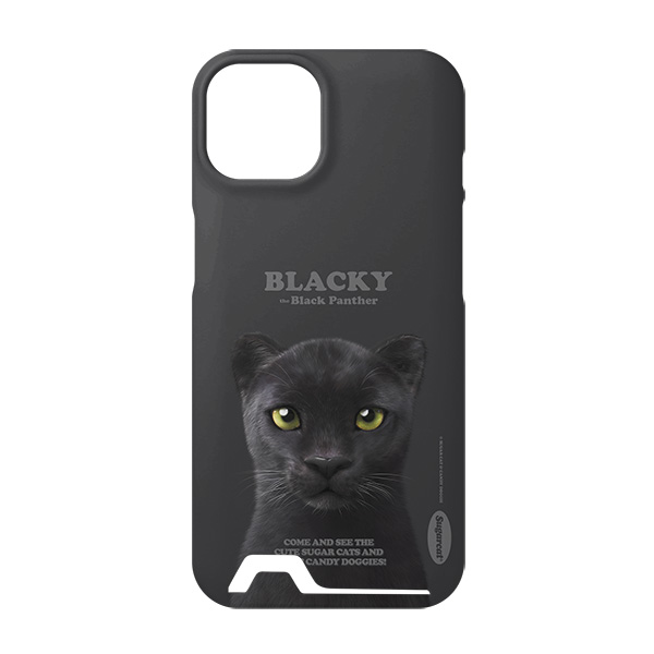 Blacky the Black Panther Retro Under Card Hard Case