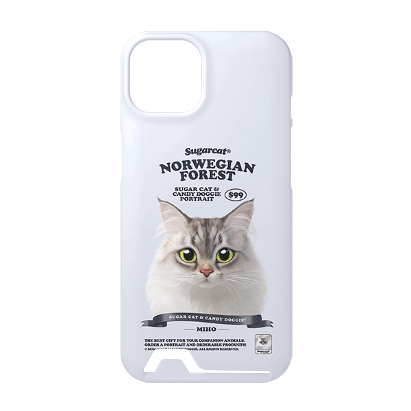 Miho the Norwegian Forest New Retro Under Card Hard Case