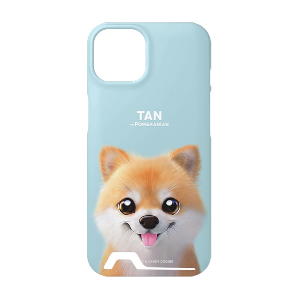 Tan the Pomeranian Under Card Hard Case
