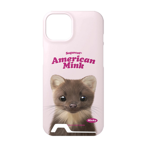 Minky the American Mink Type Under Card Hard Case