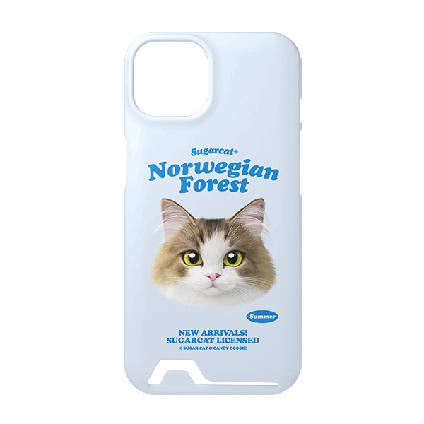 Summer the Norwegian Froest TypeFace Under Card Hard Case