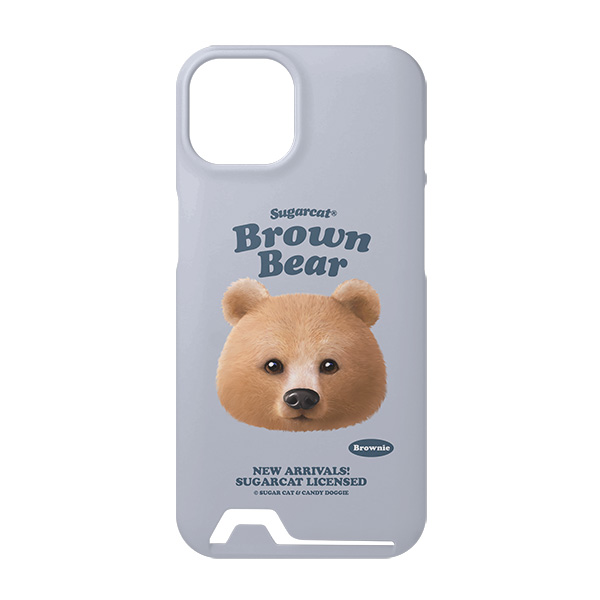 Brownie the Bear TypeFace Under Card Hard Case