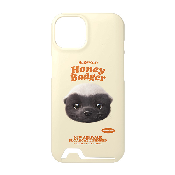 Honey Badger TypeFace Under Card Hard Case