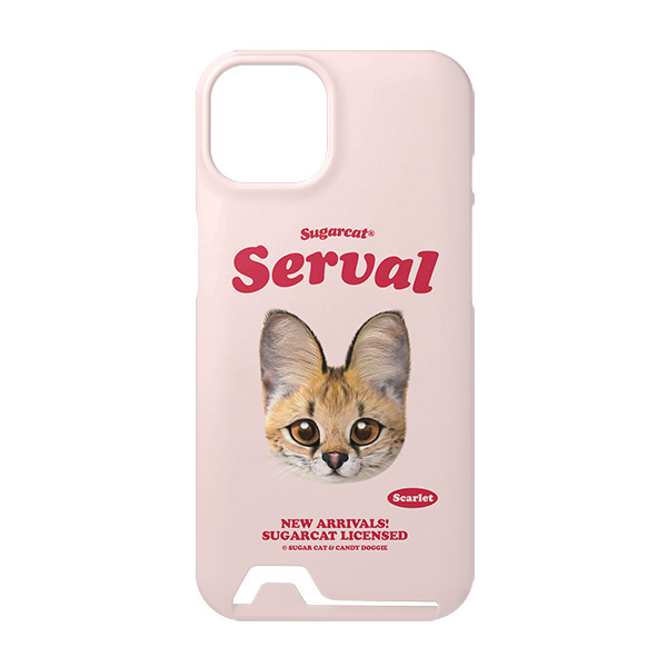 Scarlet the Serval TypeFace Under Card Hard Case