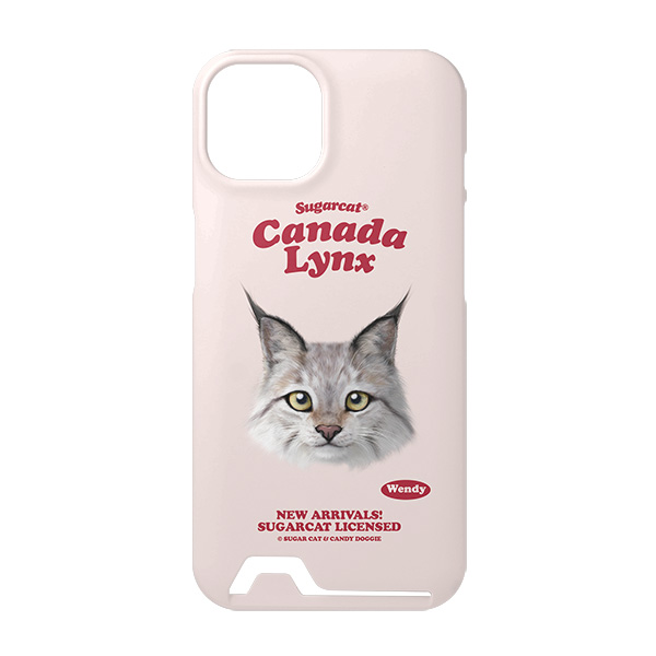 Wendy the Canada Lynx TypeFace Under Card Hard Case