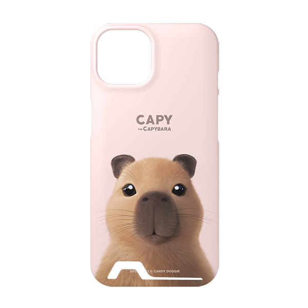 Capybara the Capy Under Card Hard Case
