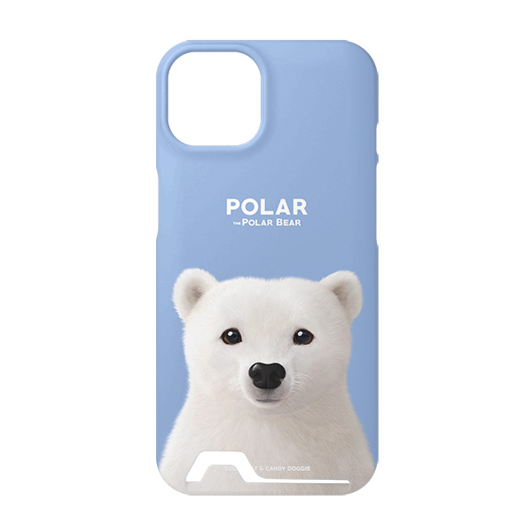 Polar the Polar Bear Under Card Hard Case