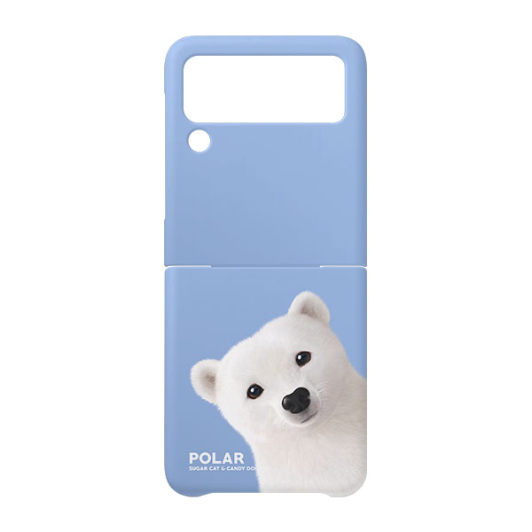Polar the Polar Bear Peekaboo Hard Case for ZFLIP series
