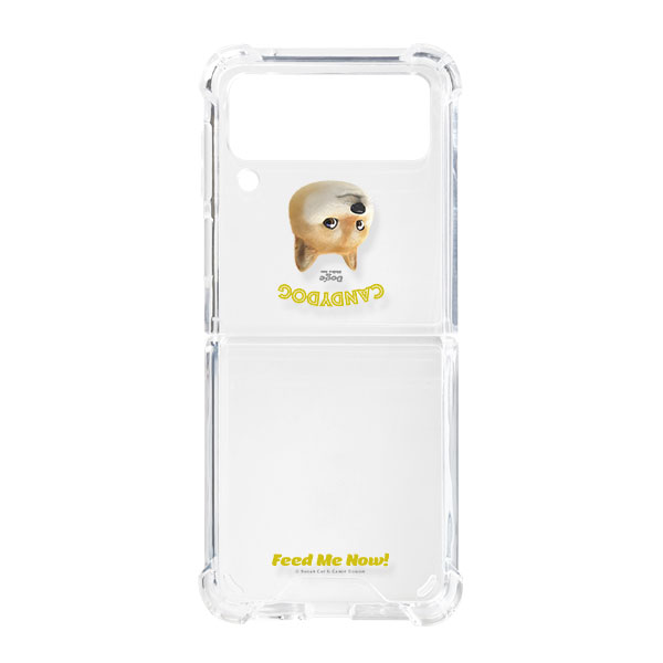 Doge the Shiba Inu (GOLD ver.) Feed Me Shockproof Gelhard Case for ZFLIP series