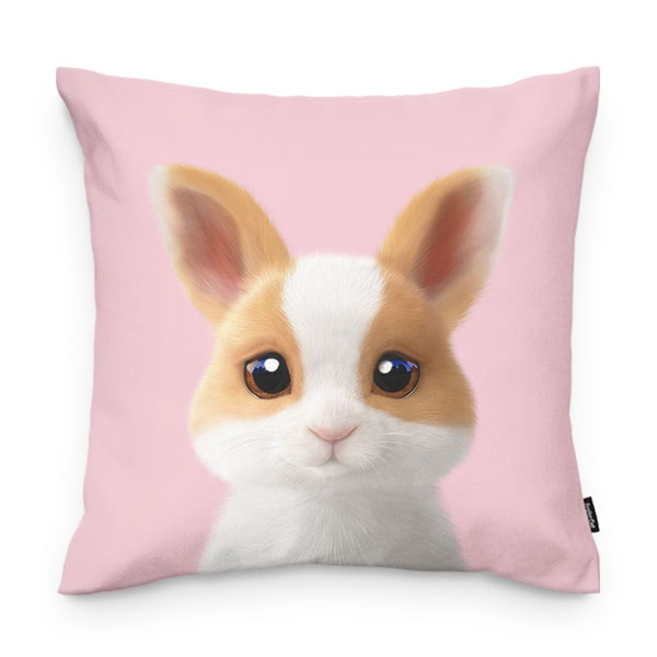 Luna the Dutch Rabbit Throw Pillow