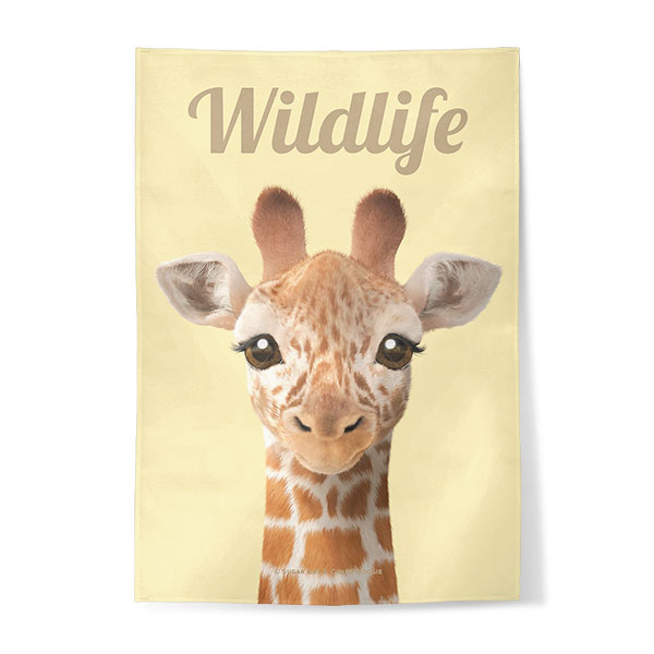Capri the Giraffe Magazine Fabric Poster