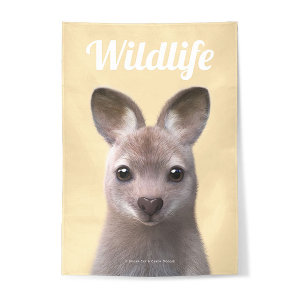 Wawa the Wallaby Magazine Fabric Poster