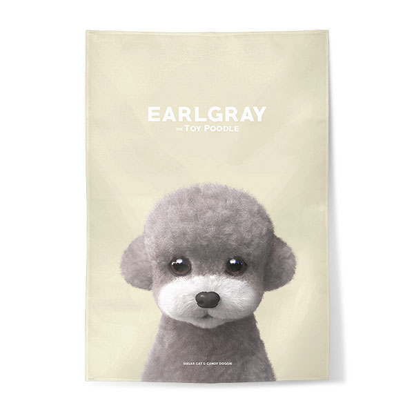 Earlgray the Poodle Fabric Poster