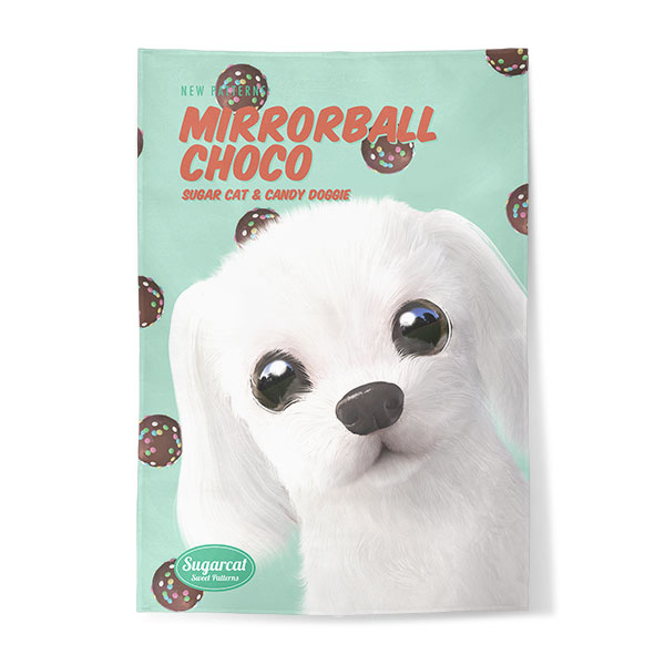 Livee’s Mirrorball Choco New Patterns Fabric Poster