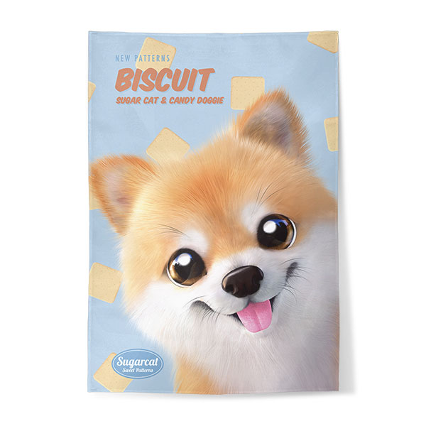 Tan the Pomeranian’s Biscuit New Patterns Fabric Poster
