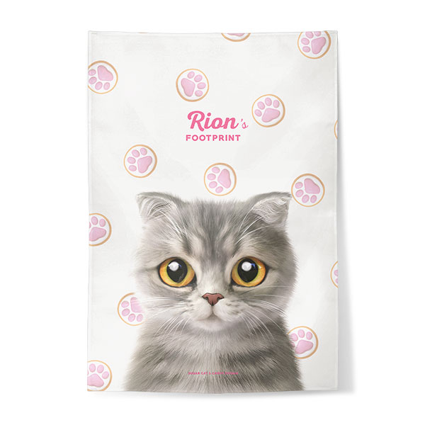 Rion’s Footprint Cookie Fabric Poster