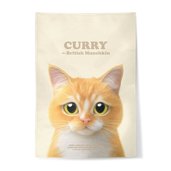 Curry Retro Fabric Poster