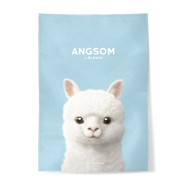 Angsom the Alpaca Fabric Poster