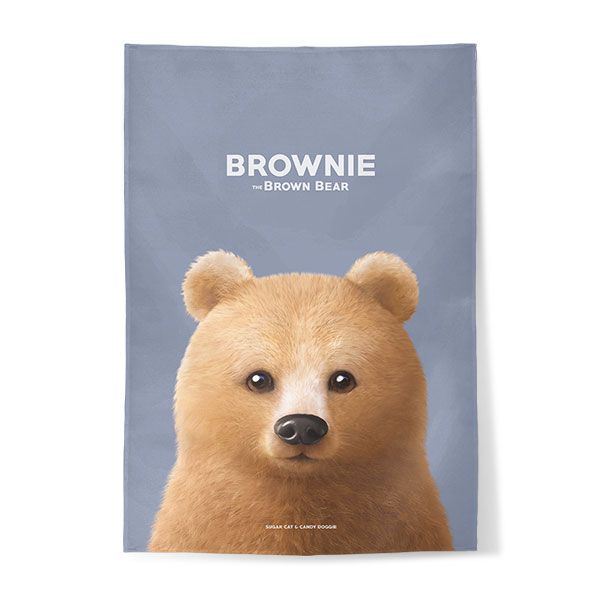 Brownie the Bear Fabric Poster