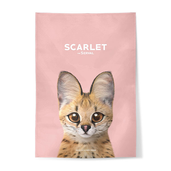Scarlet the Serval Fabric Poster