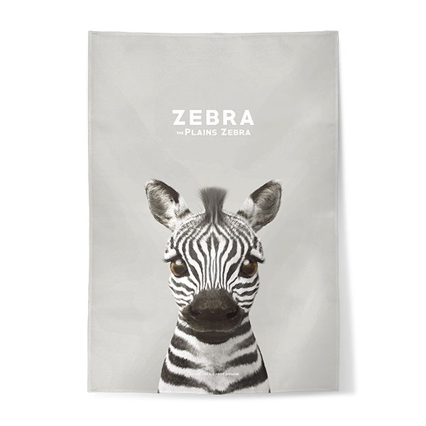 Zebra the Plains Zebra Fabric Poster