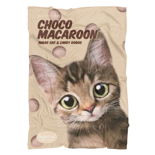 Goodzi’s Choco Macaroon New Patterns Fleece Blanket