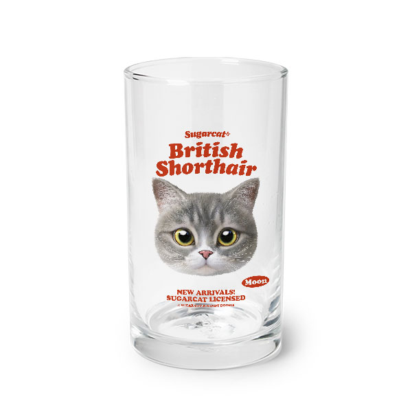Moon the British Cat TypeFace Cool Glass