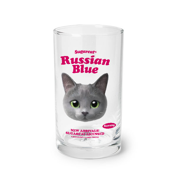 Sarang the Russian Blue TypeFace Cool Glass