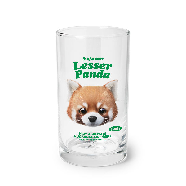 Radi the Lesser Panda TypeFace Cool Glass