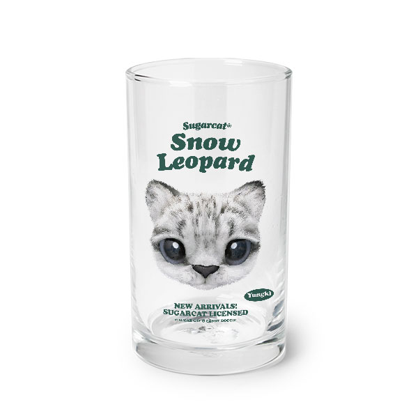 Yungki the Snow Leopard TypeFace Cool Glass