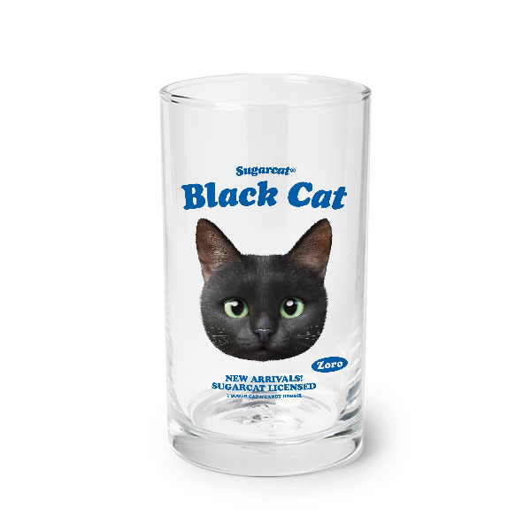 Zoro the Black Cat TypeFace Cool Glass